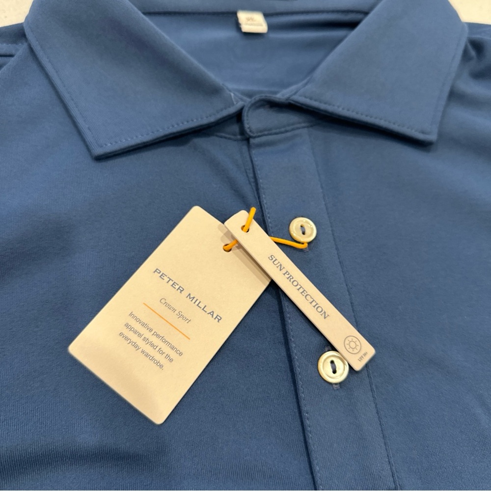 NWT Peter Millar Solid Long Sleeve Performance Po… - image 3